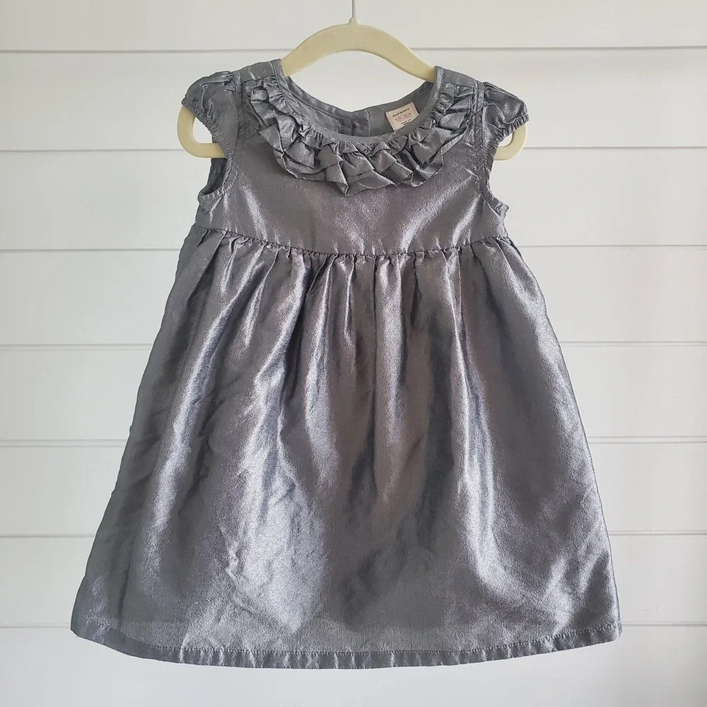 Old Navy Silver Party dress Baby Girl 18-24M‎